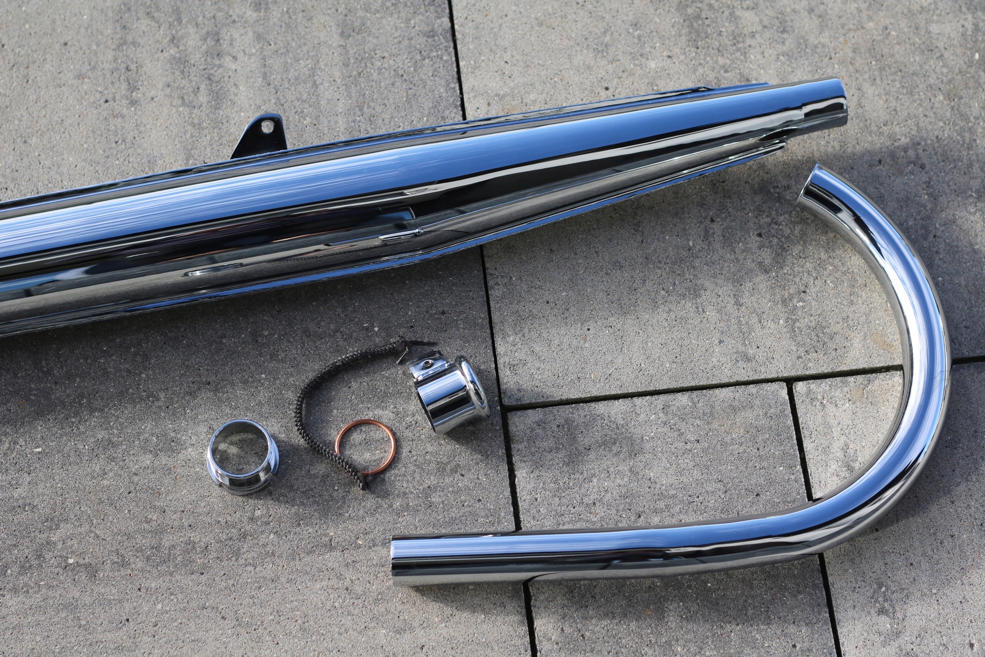 New Poľský Tlmič Výfuku Pre Shl Shlki M11 3b Komplet Delux