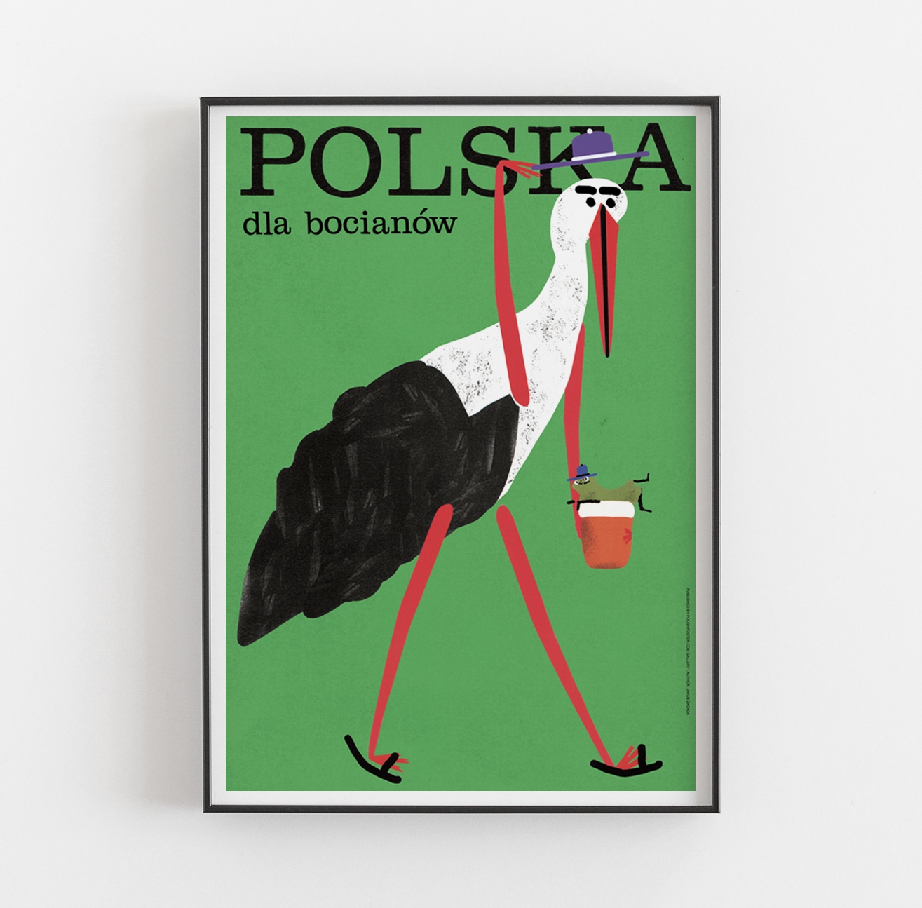 

Polska Dla Bocianów Plakat Ekologiczny Turystyczny