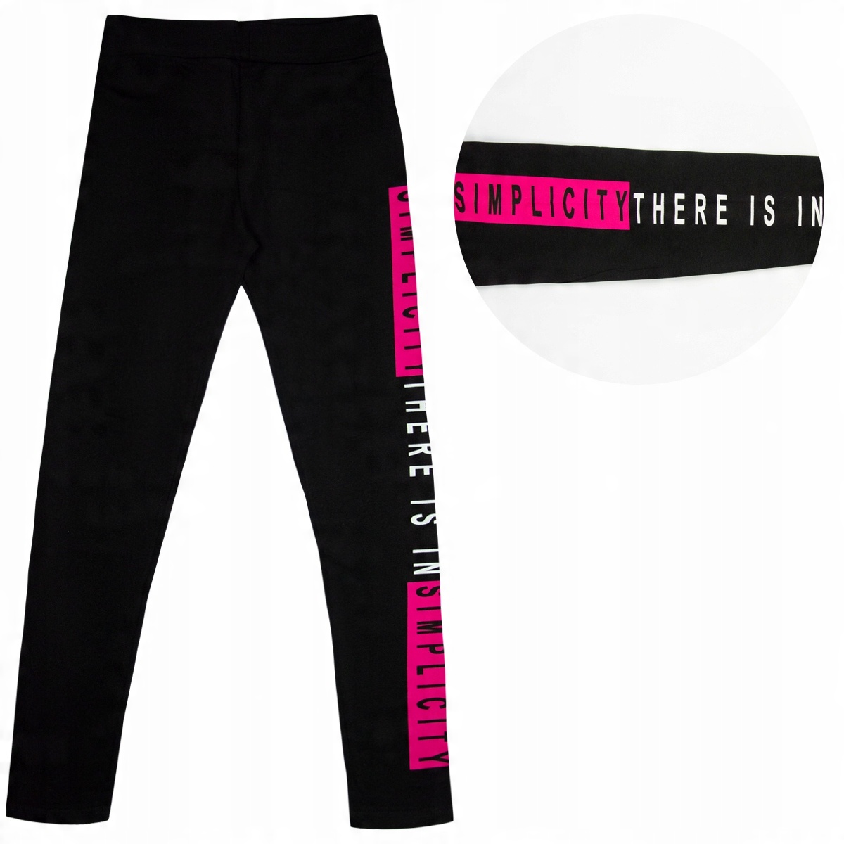 

Legginsy Bawełniane getry Simplicity czarne 164