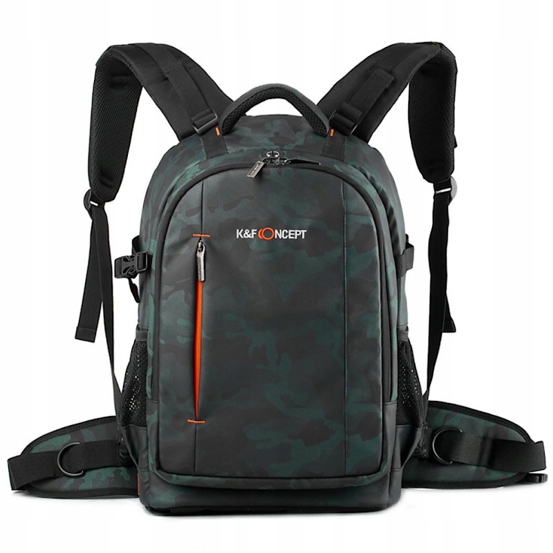 Batoh na kameru notebooku, dron K&f Forest Camo KF13.119