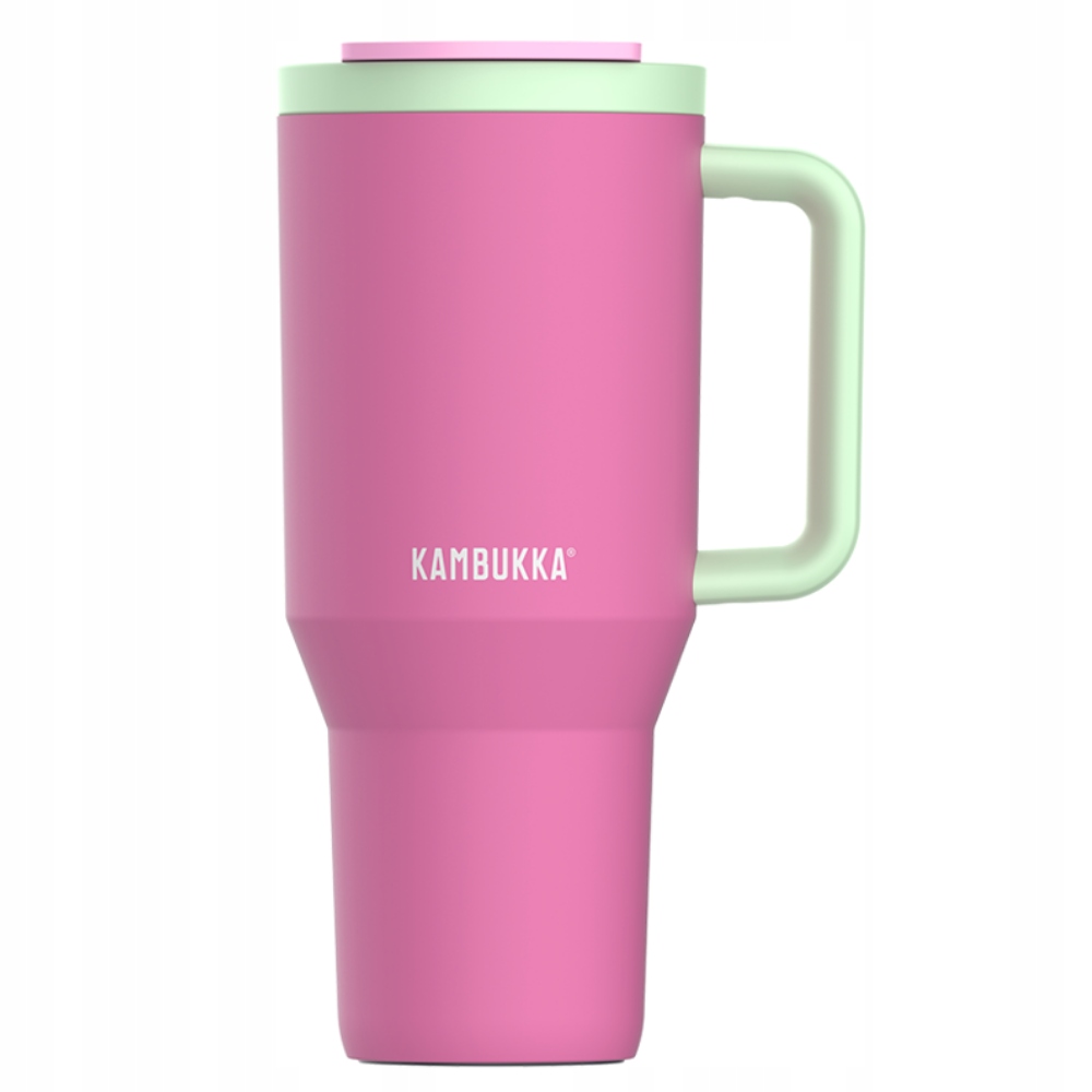 Kubek termiczny ze słomką Kambukka Rio 950 ml – Bubblegum Mint, Bpa Free