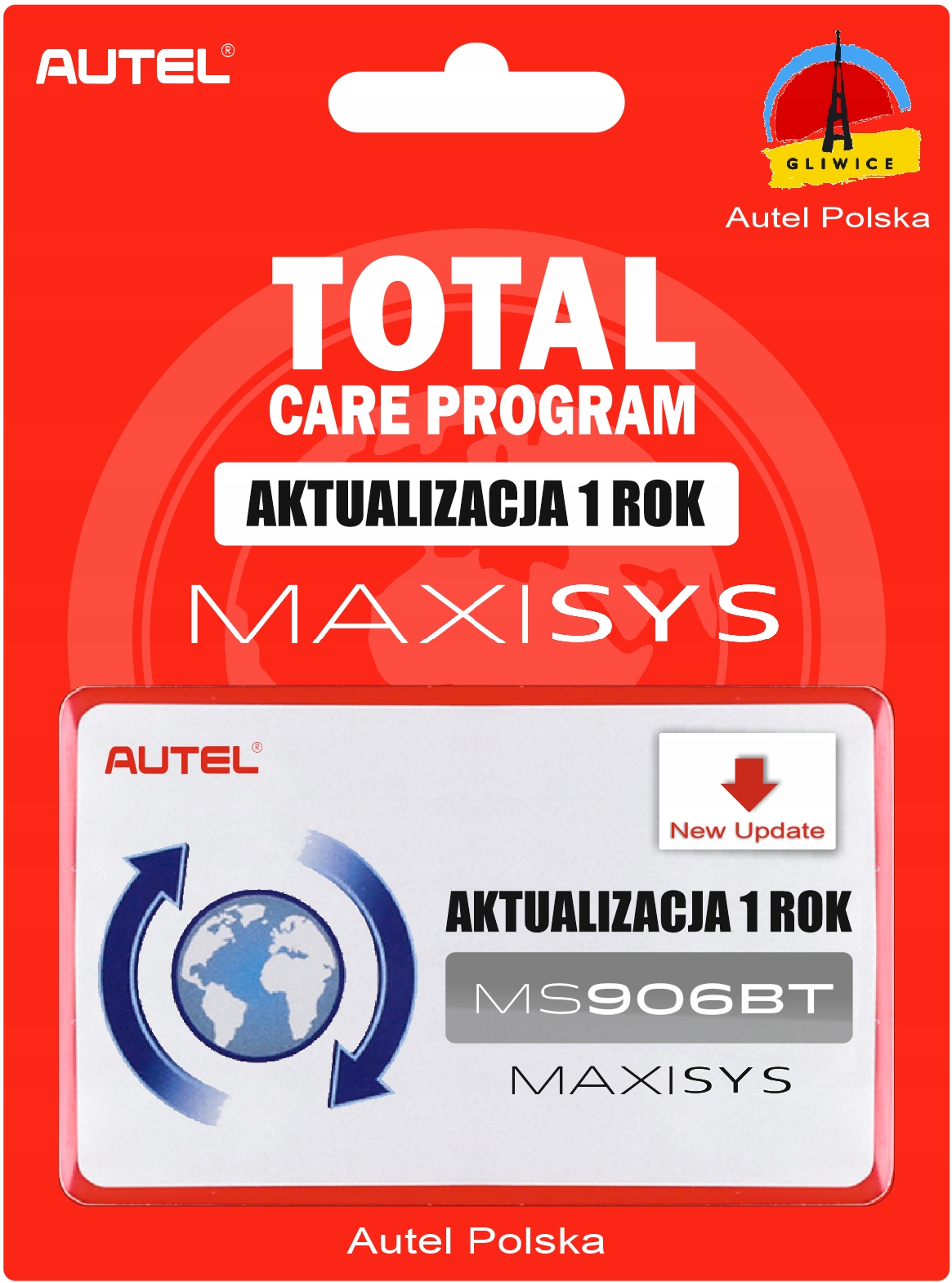 AKTUALIZACJA AUTEL MaxiSYS MS906BT PL 1 ROK PL