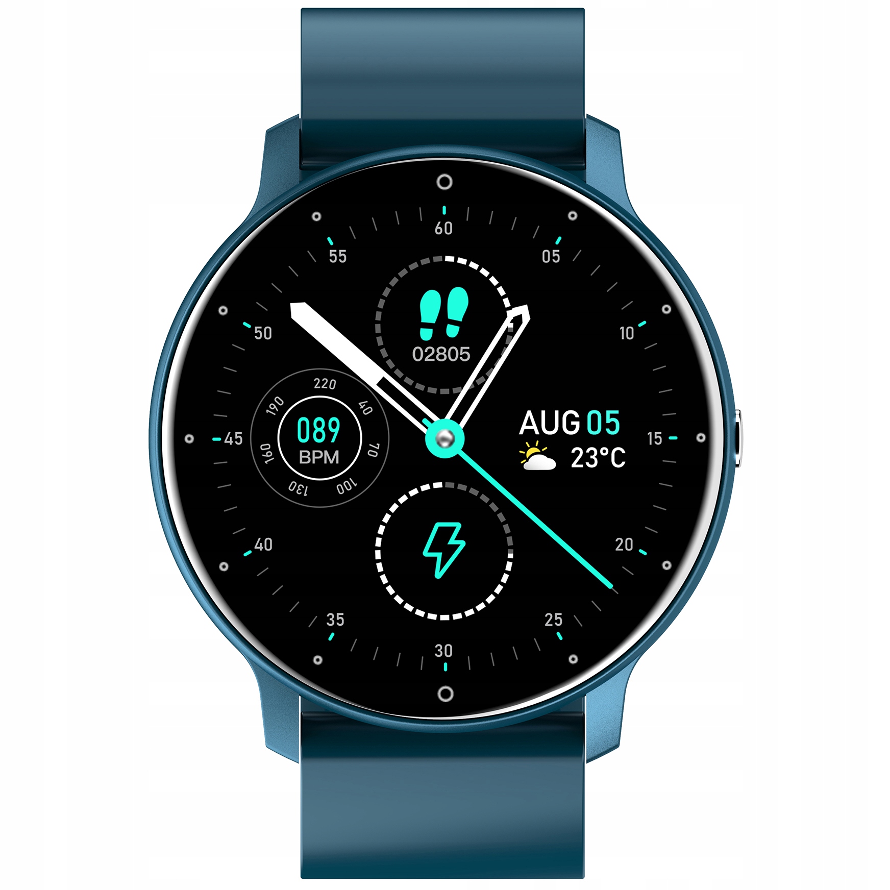 Zegarek SMARTWATCH SMS KROKI PULS POLSKIE MENU