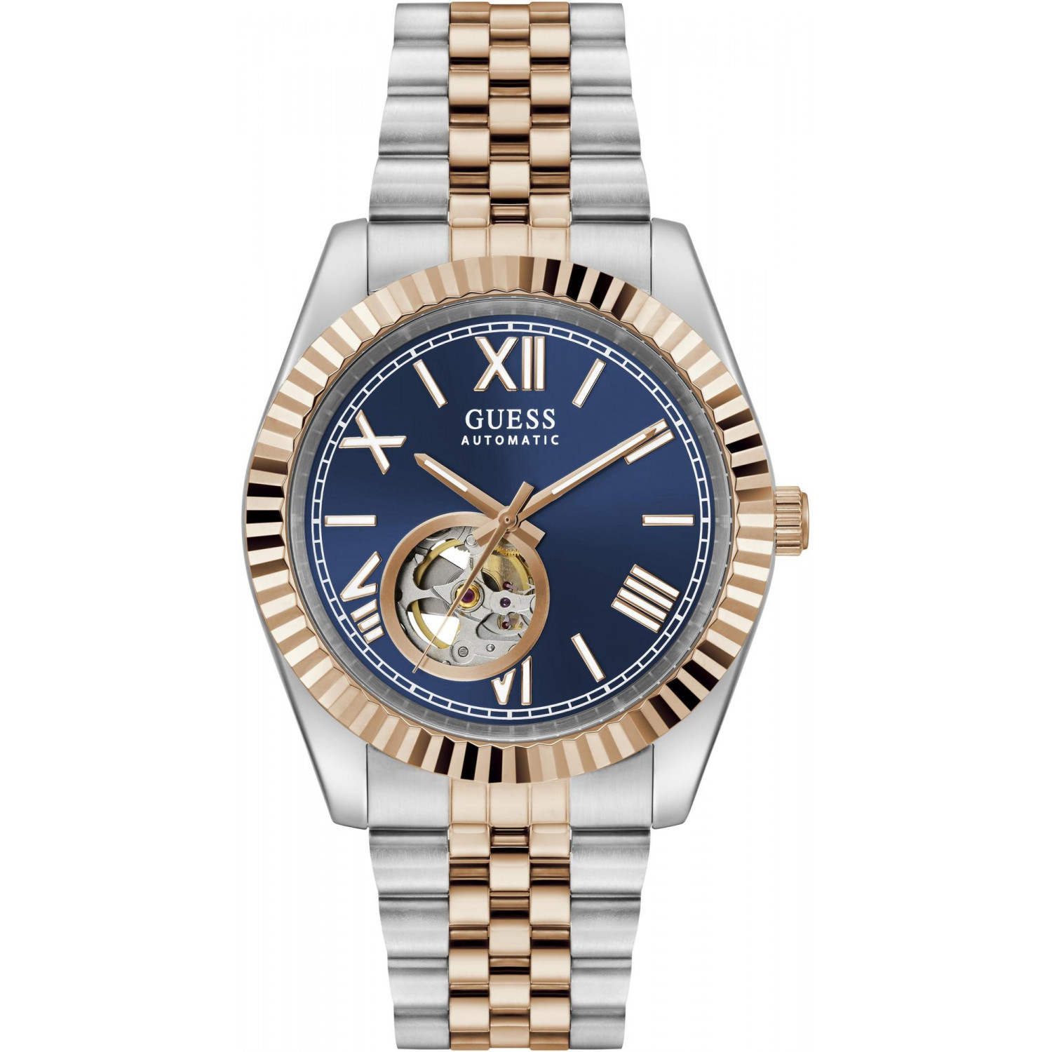 Pánské Hodinky Guess GW0984G5 stříbrný náramek