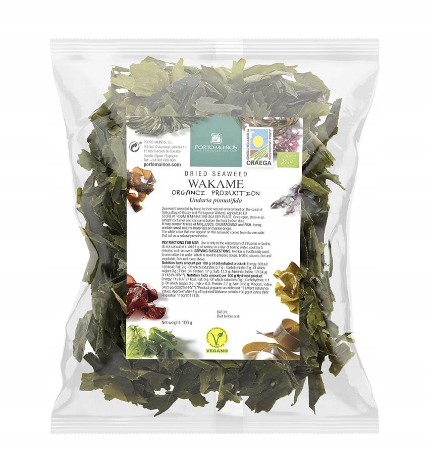 

Algi morskie suszone Wakame Bio 100 g (torebka fol