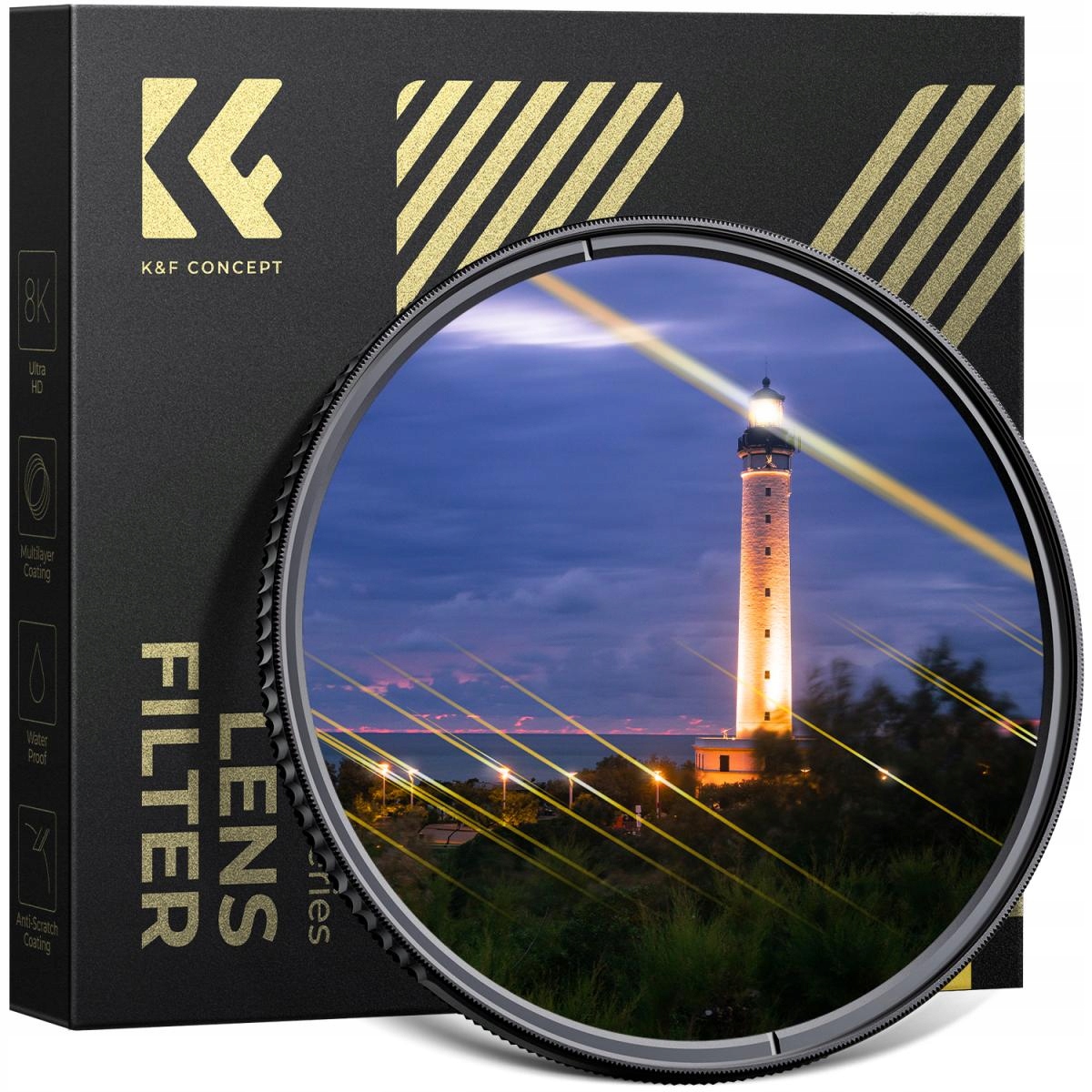 K&f Concept 58 mm efektový filtr Gold Streak Nano-X Mrc