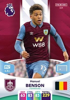 Premier League 2024 114 Manuel Benson Panini Adren