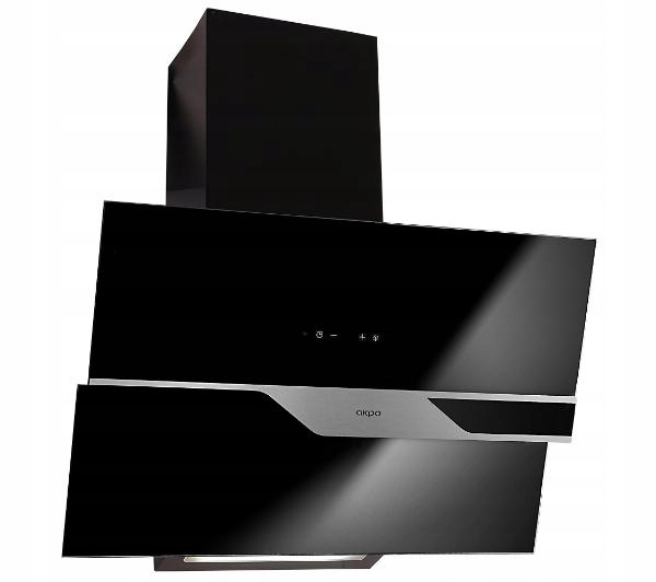 2X Okap Kominowy Akpo WK-9 Sigma Pro 60 60 cm Czarny