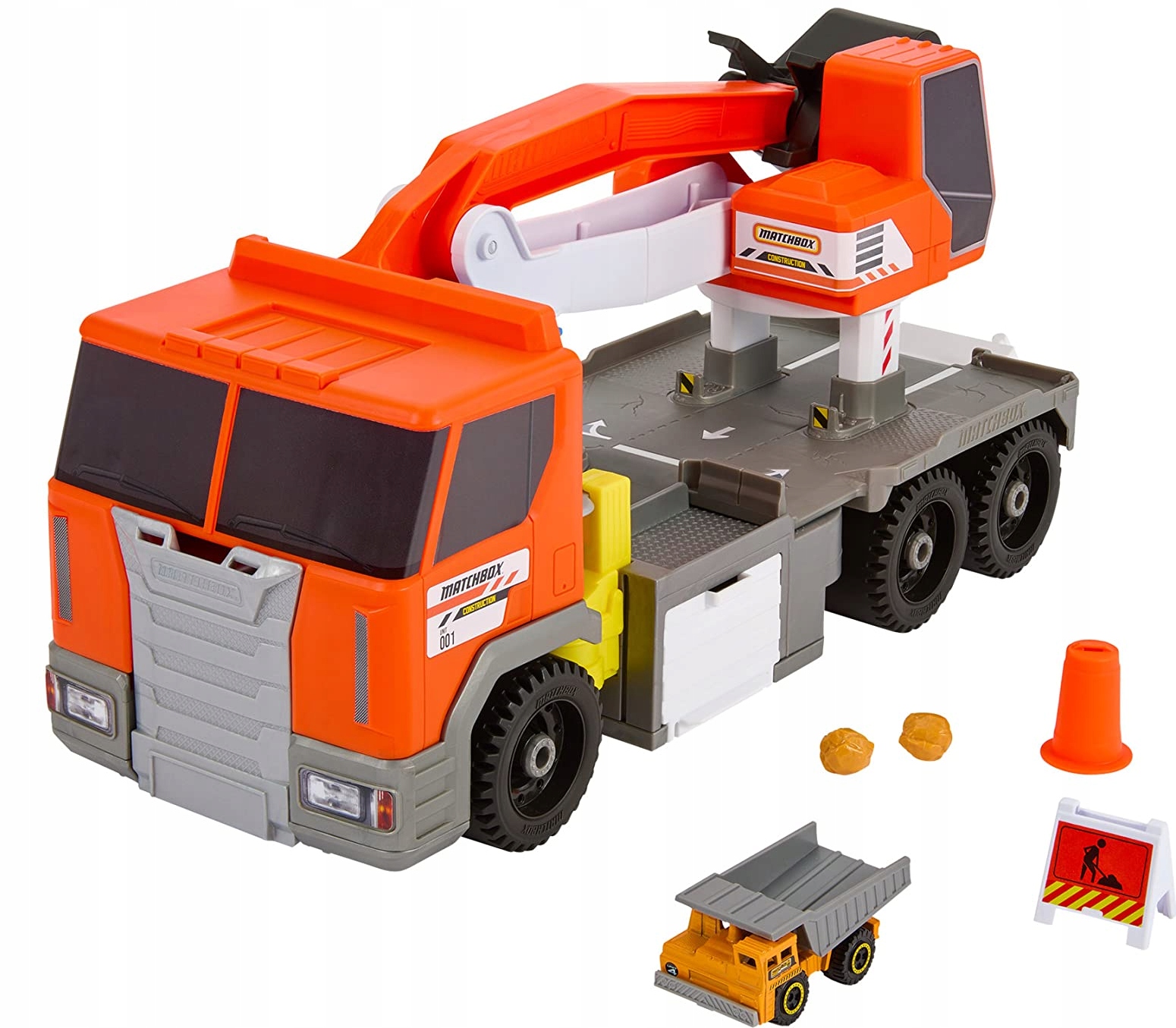 MATCHBOX CIĘŻARÓWKA I KOPARKA Z FUNKCJĄ HPD64 (194735156535