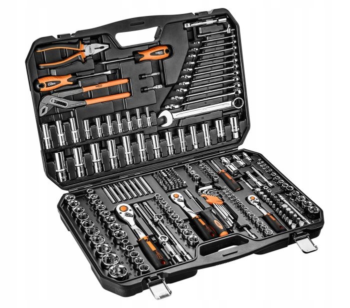 Nástrčné Kľúče 1/2' 3/8' 1/4' Sada Neo Tools