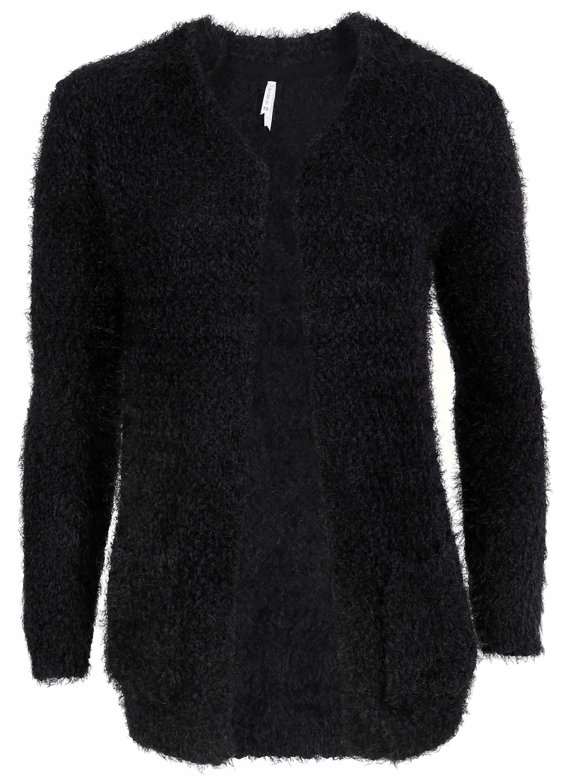 

Czarny, futrzany sweter Primark 9-10 lat 140 cm