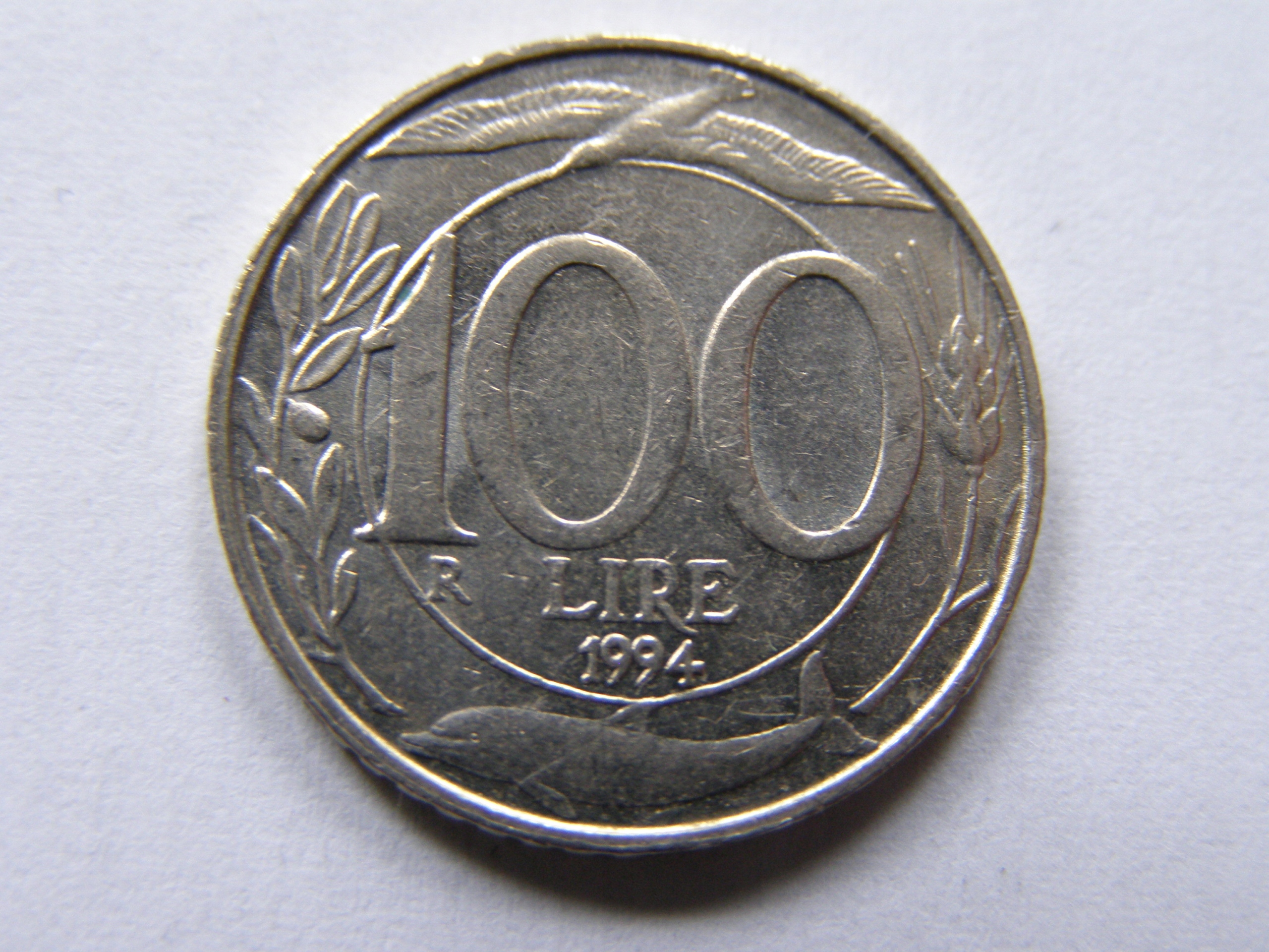 WŁOCHY ITALIA 100 LIRA 1994 ROK !!!!!!!!!!!!! 1835