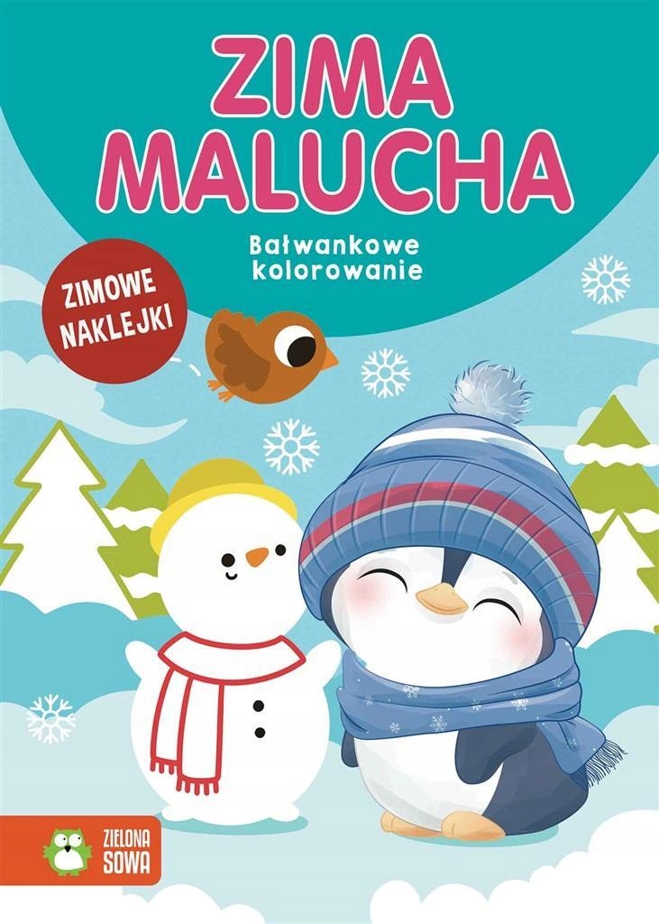 Zima Malucha. Bałwankowe Kolorowanie