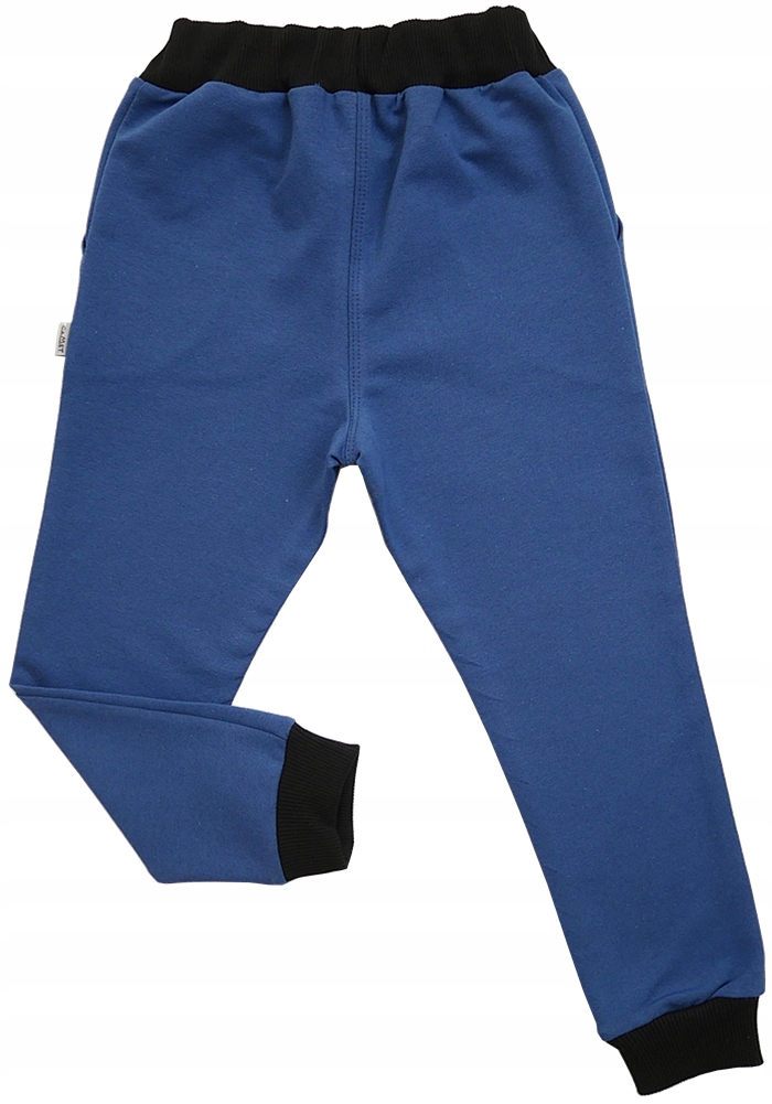 Spodnie dresowe na szczupłego chłopca kolor niebieski kieszenie GAMET 110 Marka GAMET
