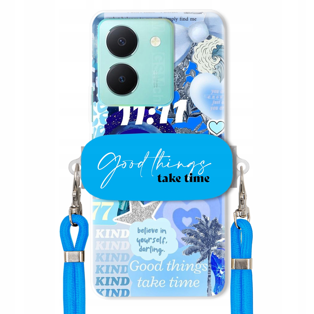 Puzdro pre Vivo Y36 Držiak Crossbody vodítko Good Things Sea Morské Lata