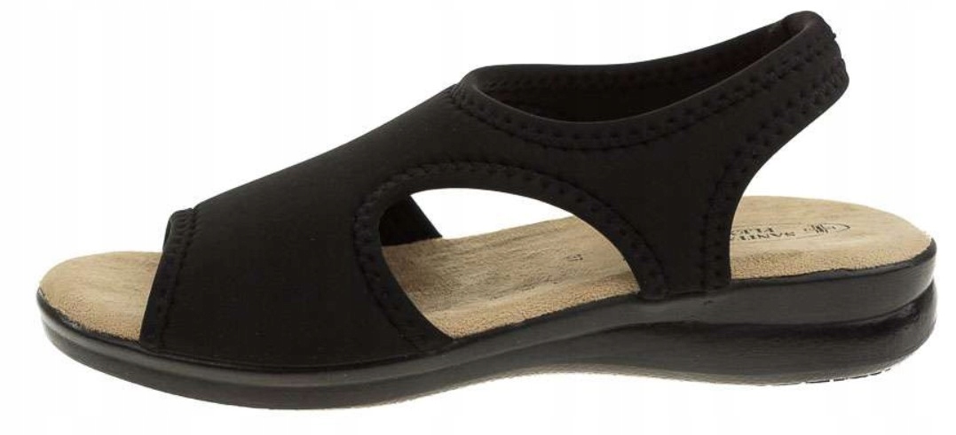 elastické sandály Sanital Flex 8024.17 černé r36
