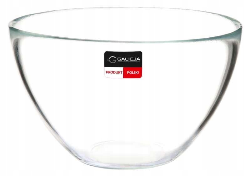 

Salaterka miska szklana na sałatki owoce 17 cm