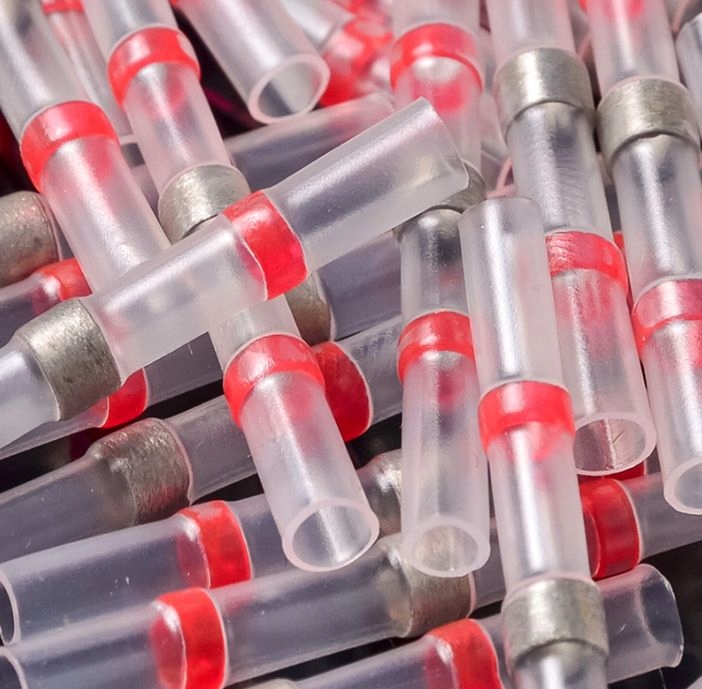 ZŁĄCZKI KOSZULKI Termokurczliwe z cyną 2,7mm x10 Marka inna