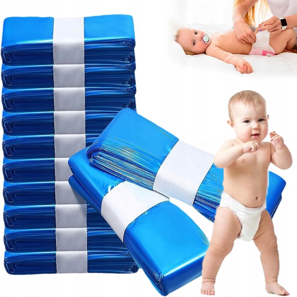 Levně Sáčky Na Pleny Do Koše 12× Náhradní Vložka Do Koše Na Pleny