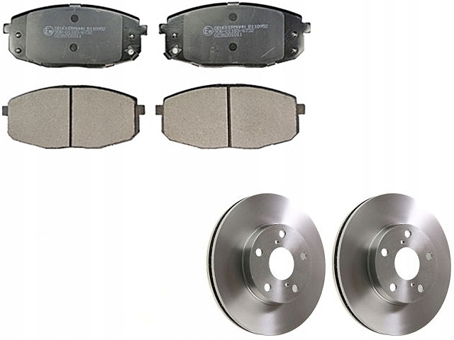 Kotouče přední brzdové destičky Hyundai i30 I Kia Ceed 1 2006-2011