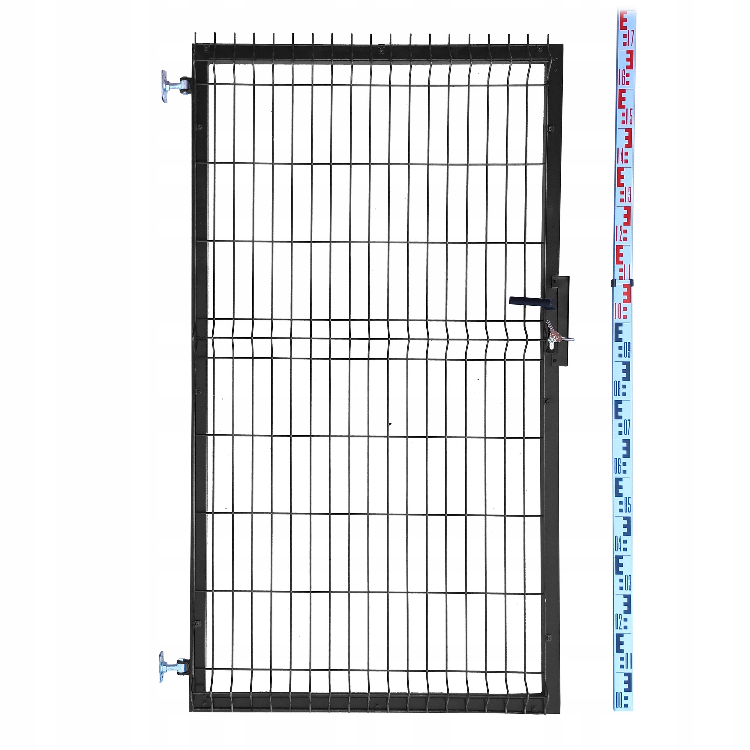 Branka Pletivové 170cm černá Panelová RAL9005 plotová 173cm