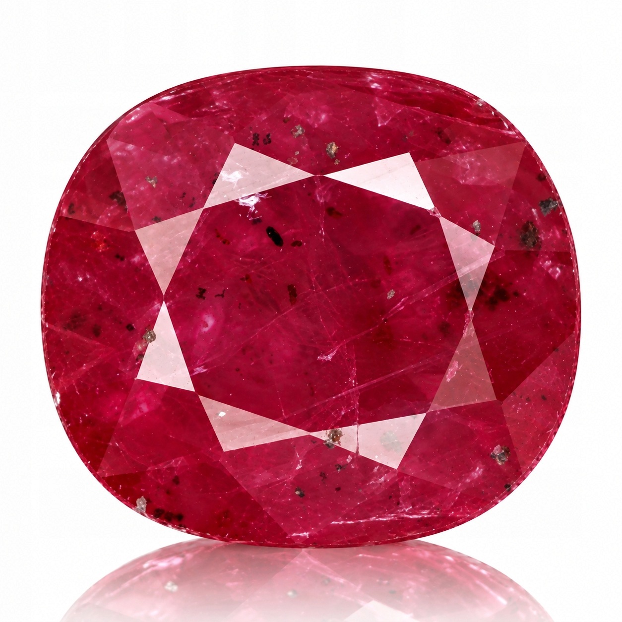 Přírodní Rubín 1.44 ct Ovál Mosambik certifikát Wbd