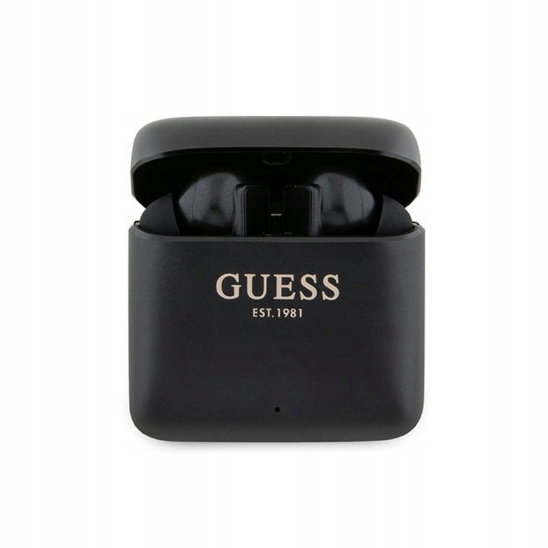 Guess Printed Logo Bluetooth Tws sluchátka pouzdro (černé)