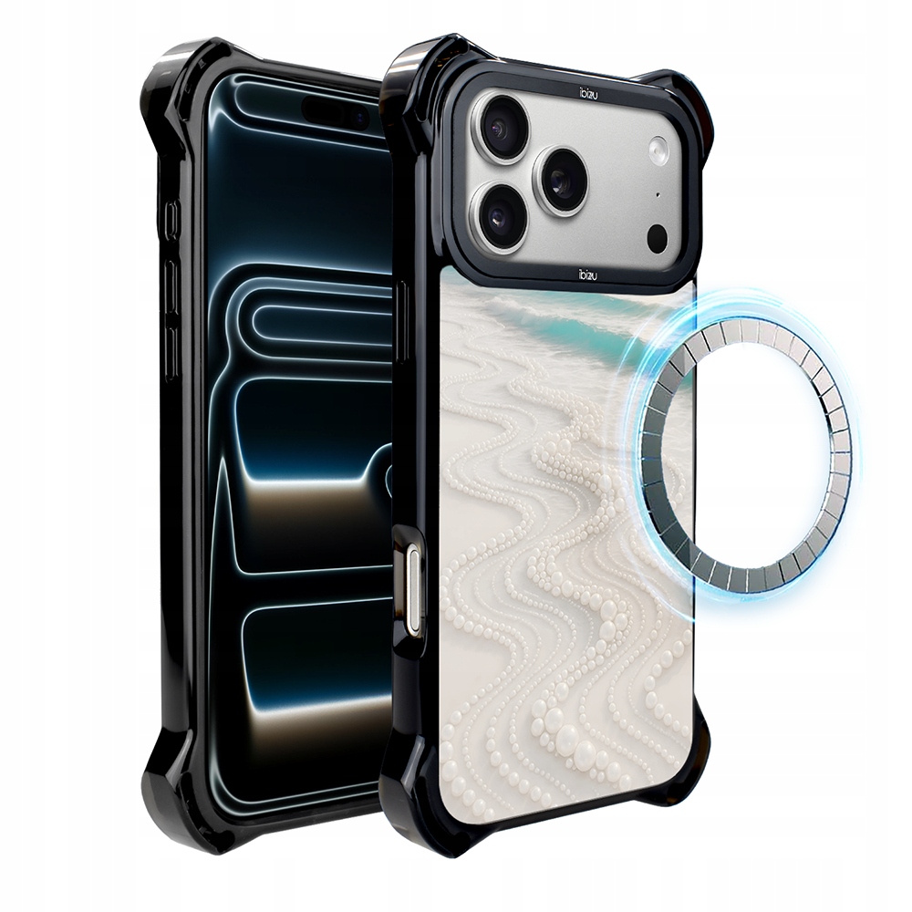 Pouzdro pro iPhone 17 Pro Max Ibizu DropGuard Ultra s MagSafe, Korálová pláž