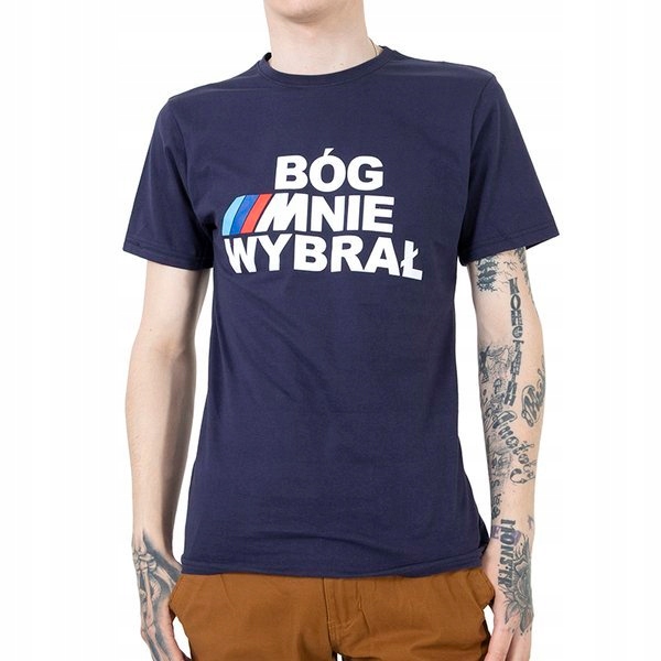 

DRT35 Bog/navy Męski T-shirt M - 38