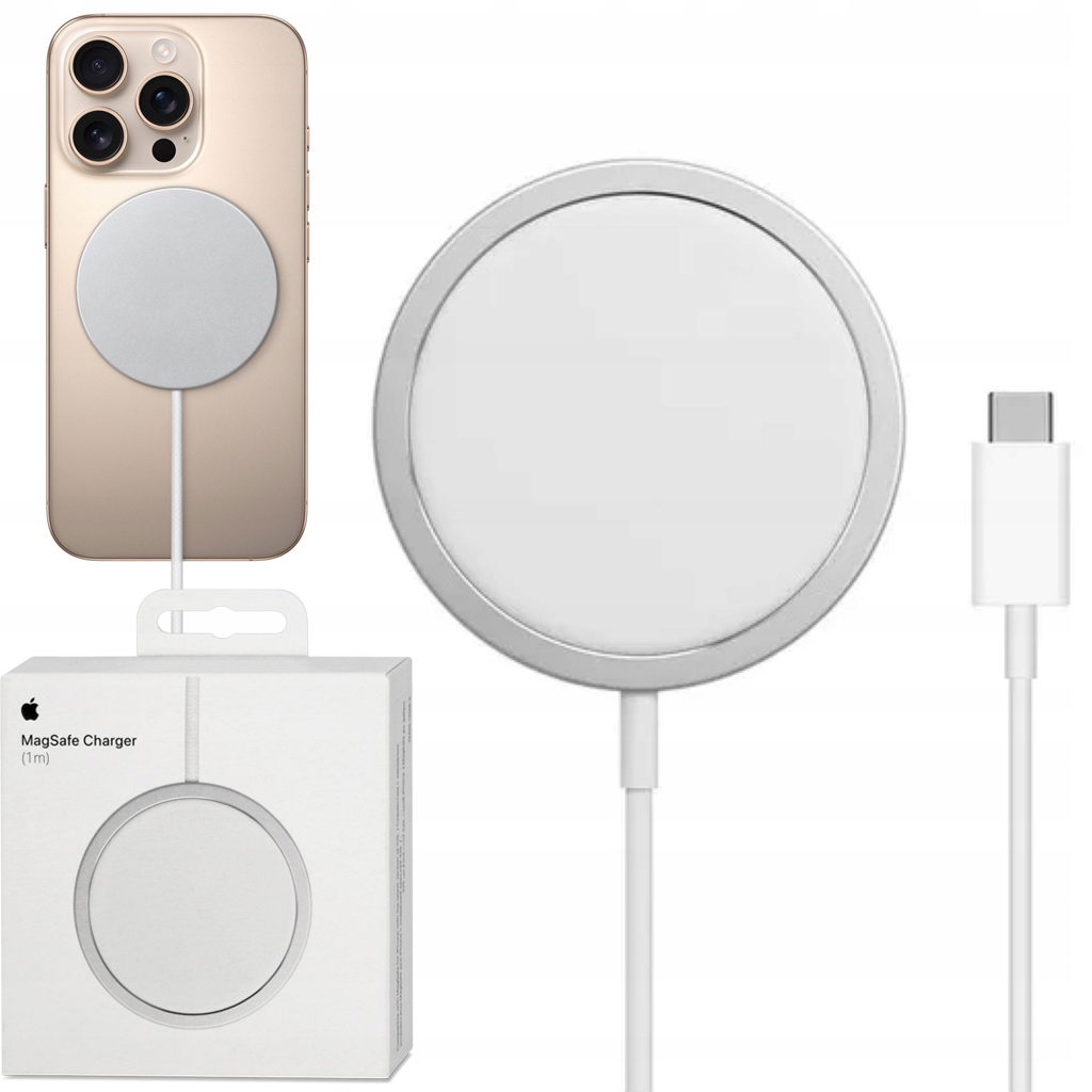 Oryginalna Ładowarka Indukcyjna Apple Magsafe Charger 25W A2580 Qi2 1m