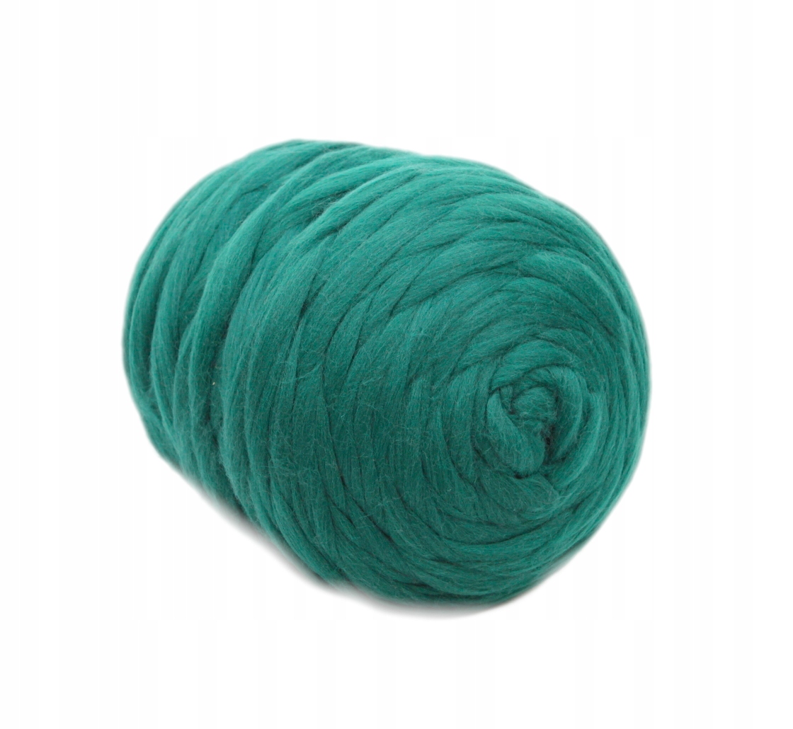 Česací vlna na pletení přikrývek 4,5kg Zelená