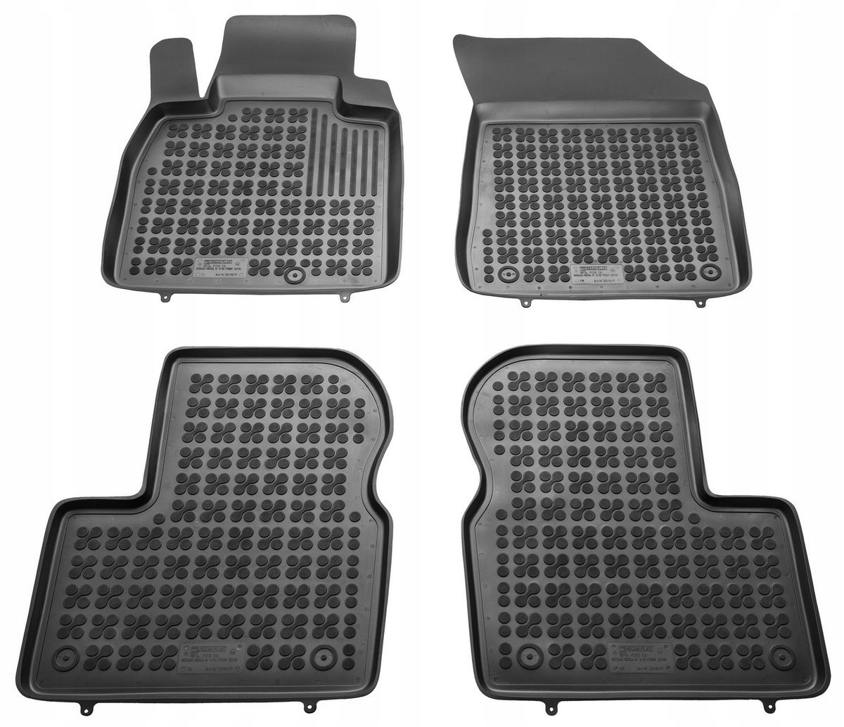 Gumové autokoberce Nissan Micra IV, 2010-2016