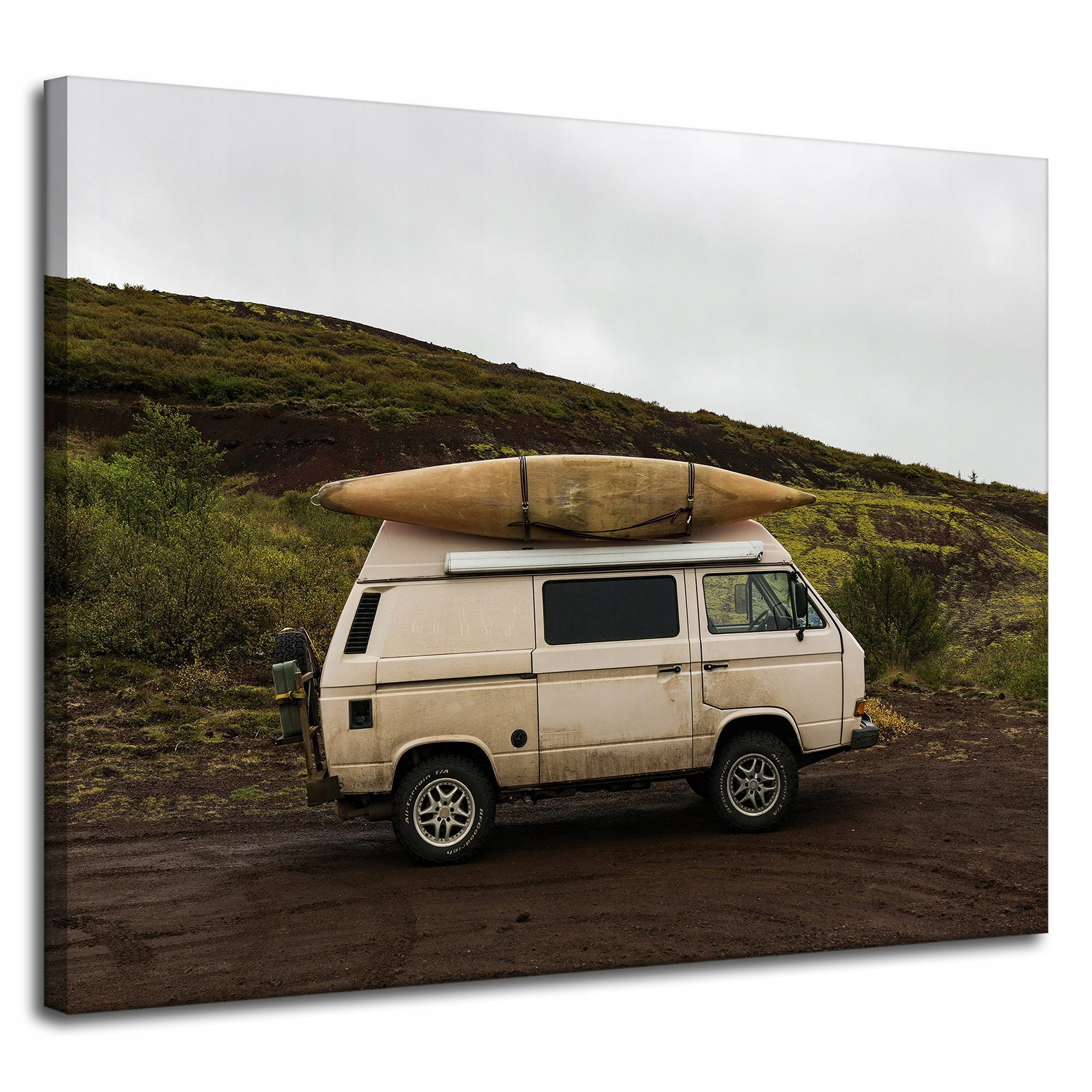 Obraz na plátně Vintage Cestovní Camper 100x80 cm