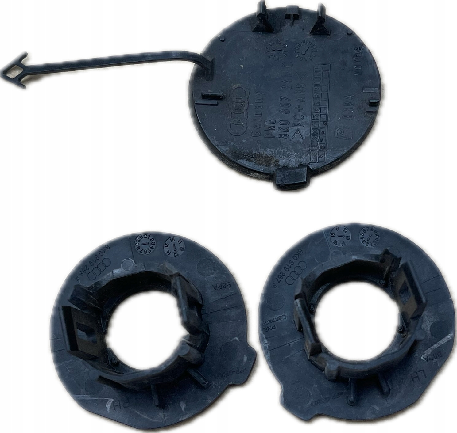 K16 AUDI A4 B8 LIFT couvre fixation PDC avant 8K0807437AC 8K0807241C