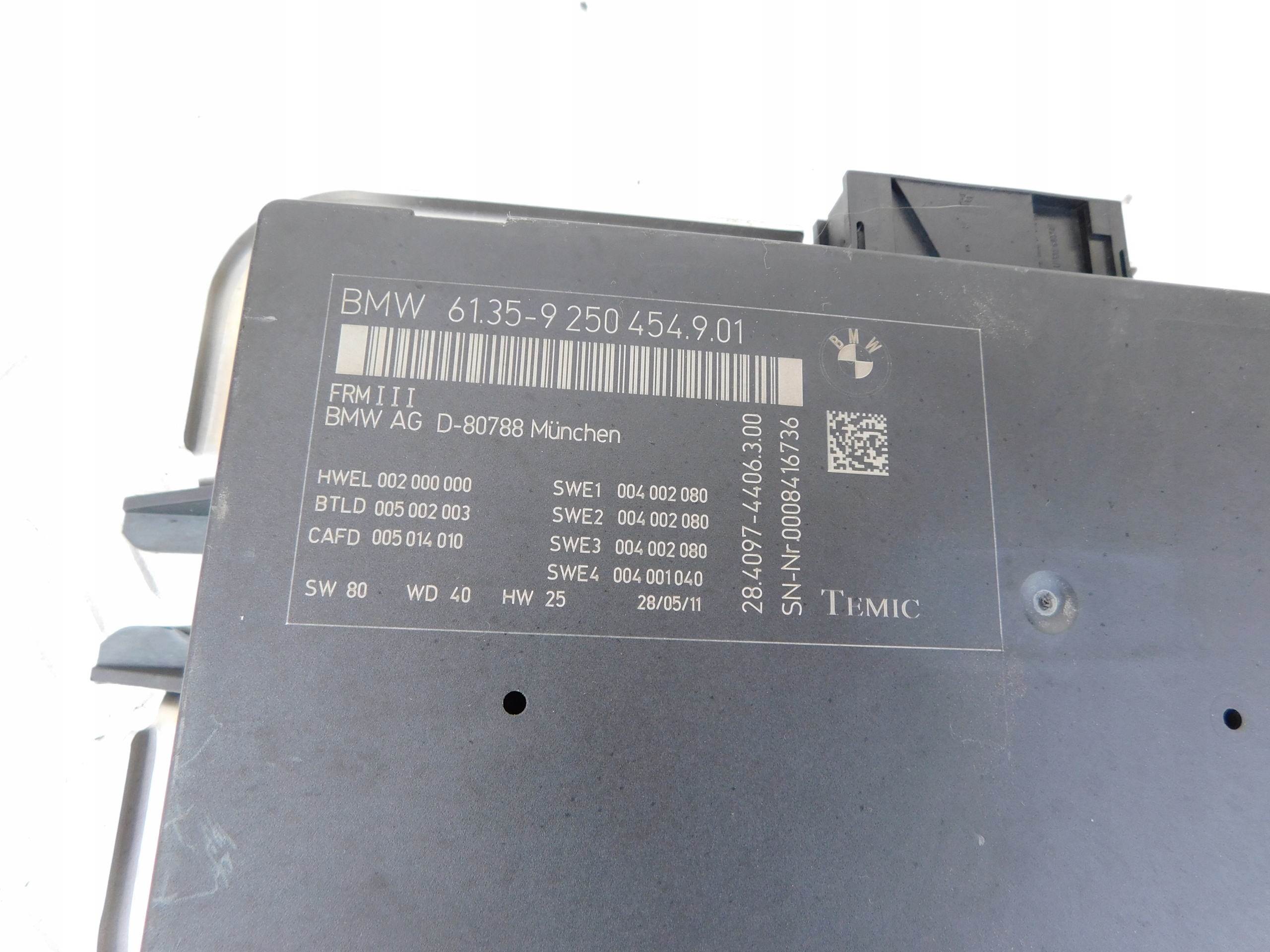 BMW F10 F11 modulo luci 9250454