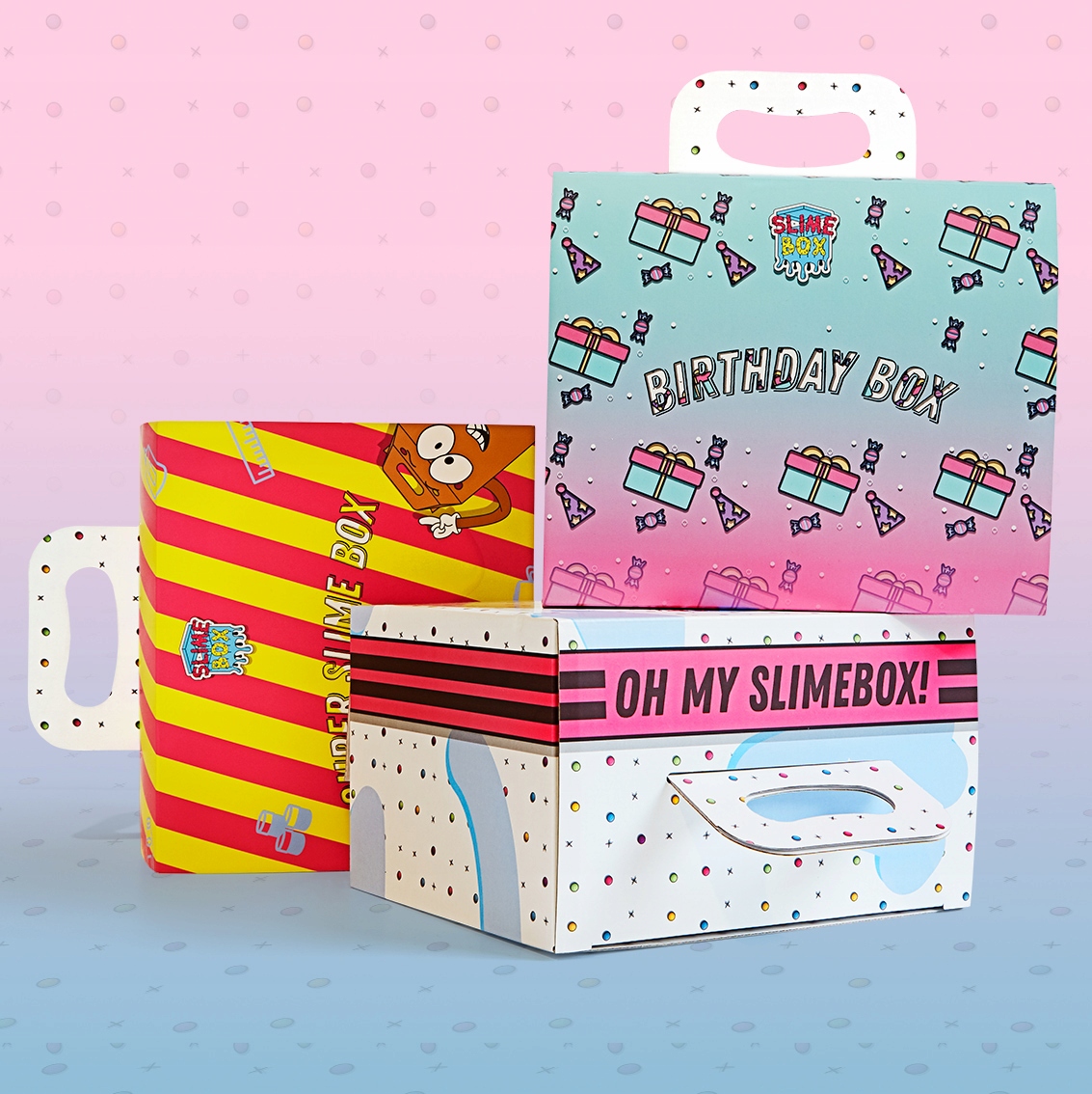 Zestaw do robienia slime MAGIC GLITTER SLIME BOX Płeć chłopcy dziewczynki