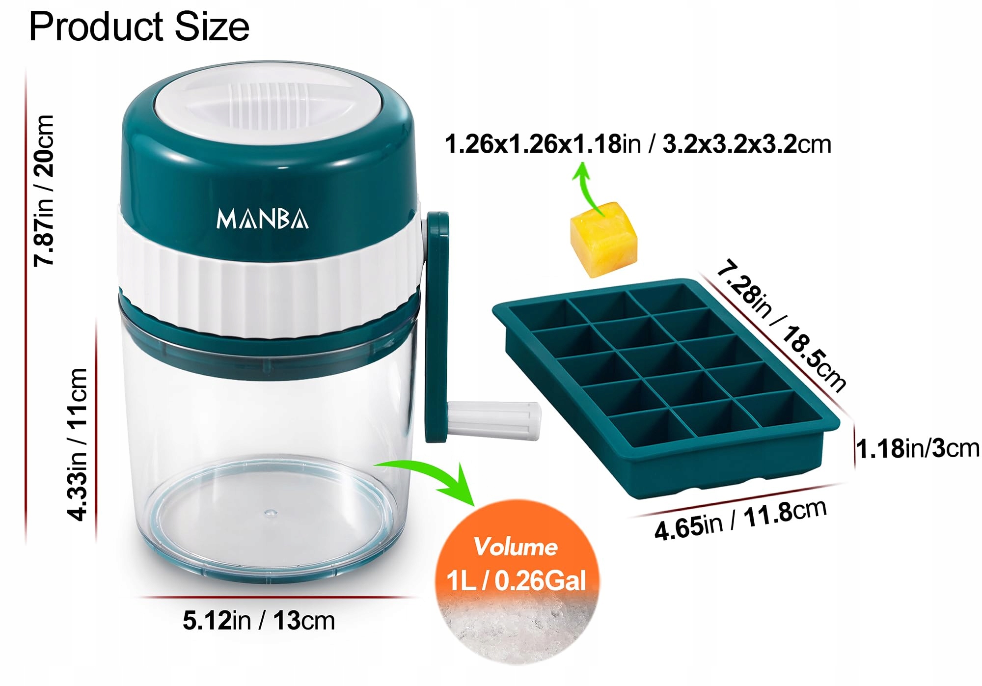 MANBA Maszyna Do Robienia Slushy Przenośna Bez BPA — miniatura 6