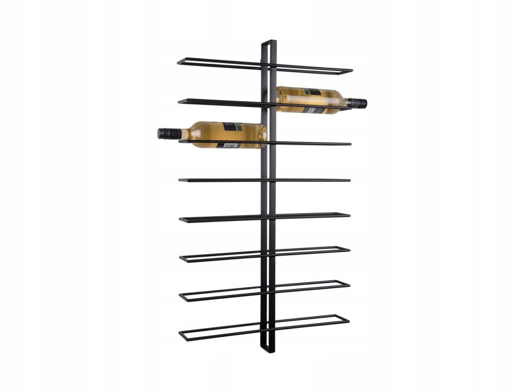 Vešiak na víno Dual, na 16 fliaš, 81 x 10 x 32,5 cm