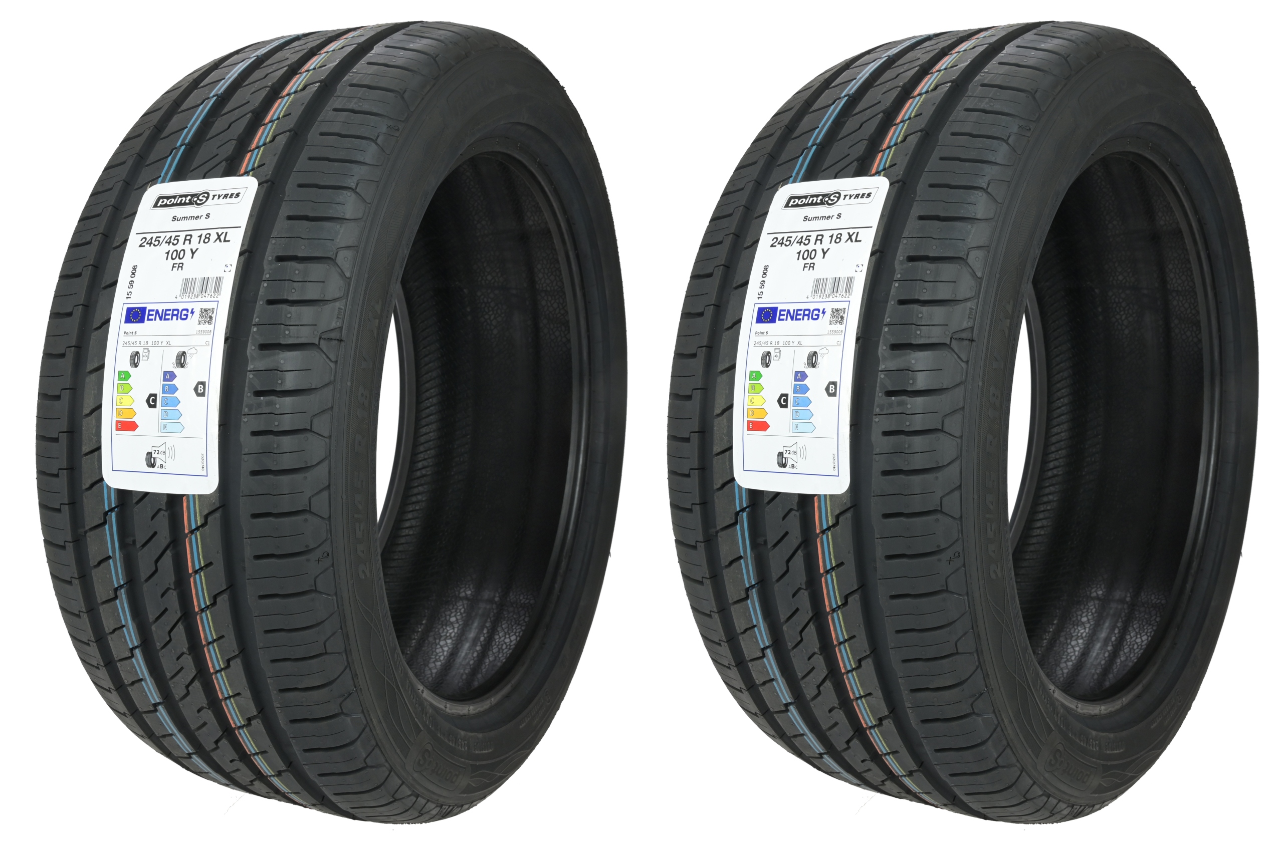 

2 x 245/45R18 XL 100Y Fr Summer S Point S Lato