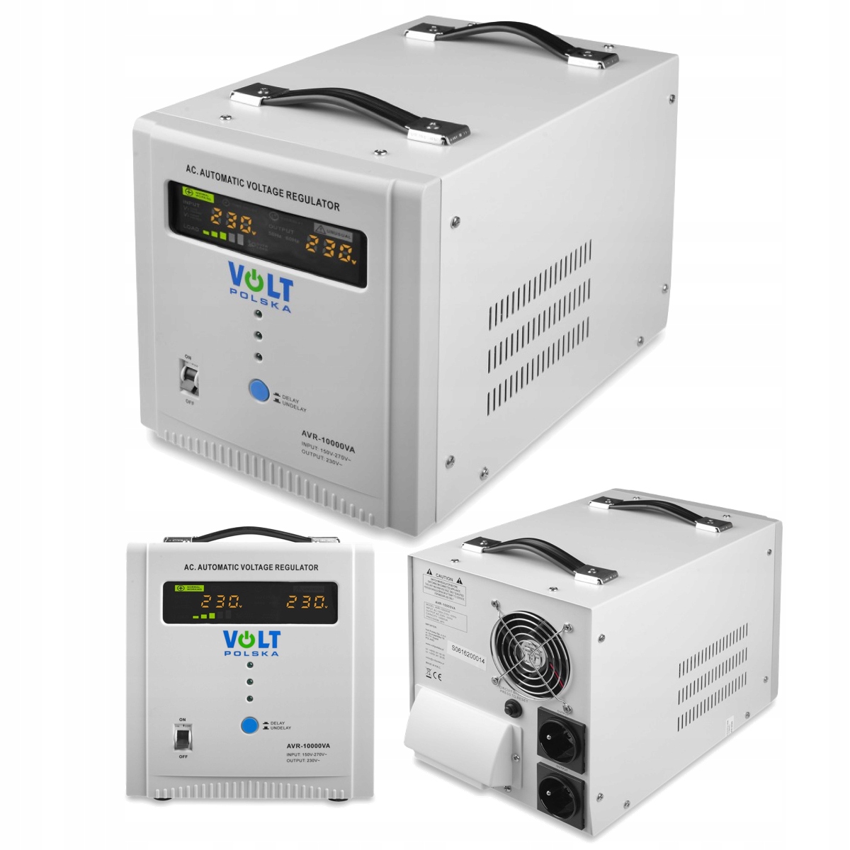 Stabilizator Napięcia Avr 10000VA 8-11% Volt Polska Precyzyjny Pod Agregat