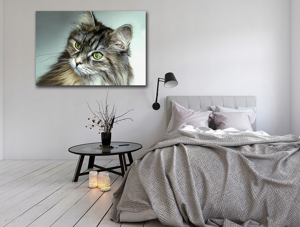 Obraz KOT k2 - 120x80cm na płótnie mruczuś Kod producenta a1