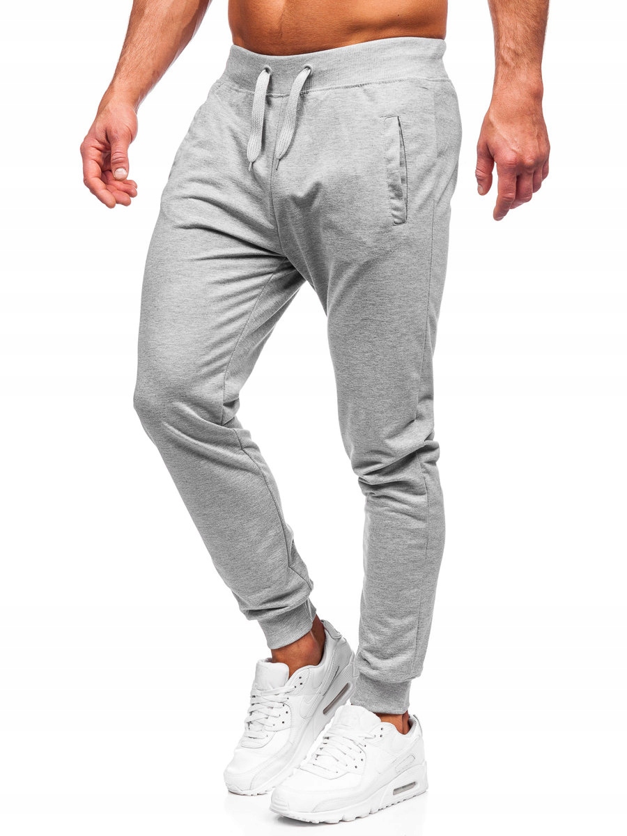 

Spodnie Męskie Dresowe Szare XW02 DENLEY_2XL
