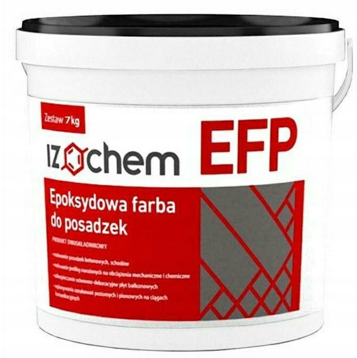 Epoxidová farba na podlahy Efp Izochem 7 kg šedá RAL7040 Odolná a trvanlivá