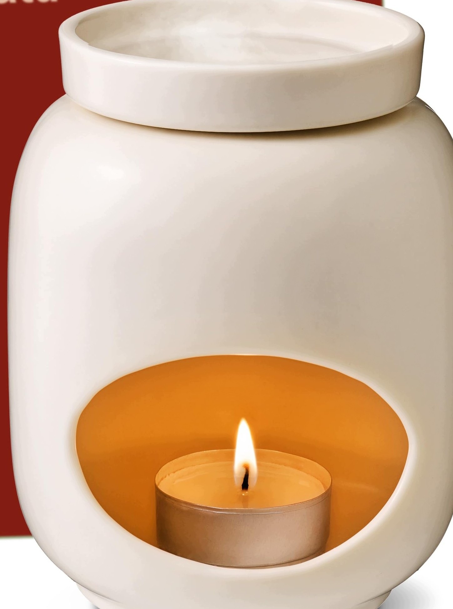 Aromalampa Vonný Krb 75 ML Na Oleje Vosk Tealight Bílý