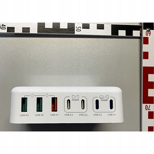 Usb C nabíječka, vícenásobná: 100 W, 7 portů, rychlé Usb-c a Usb-a R10