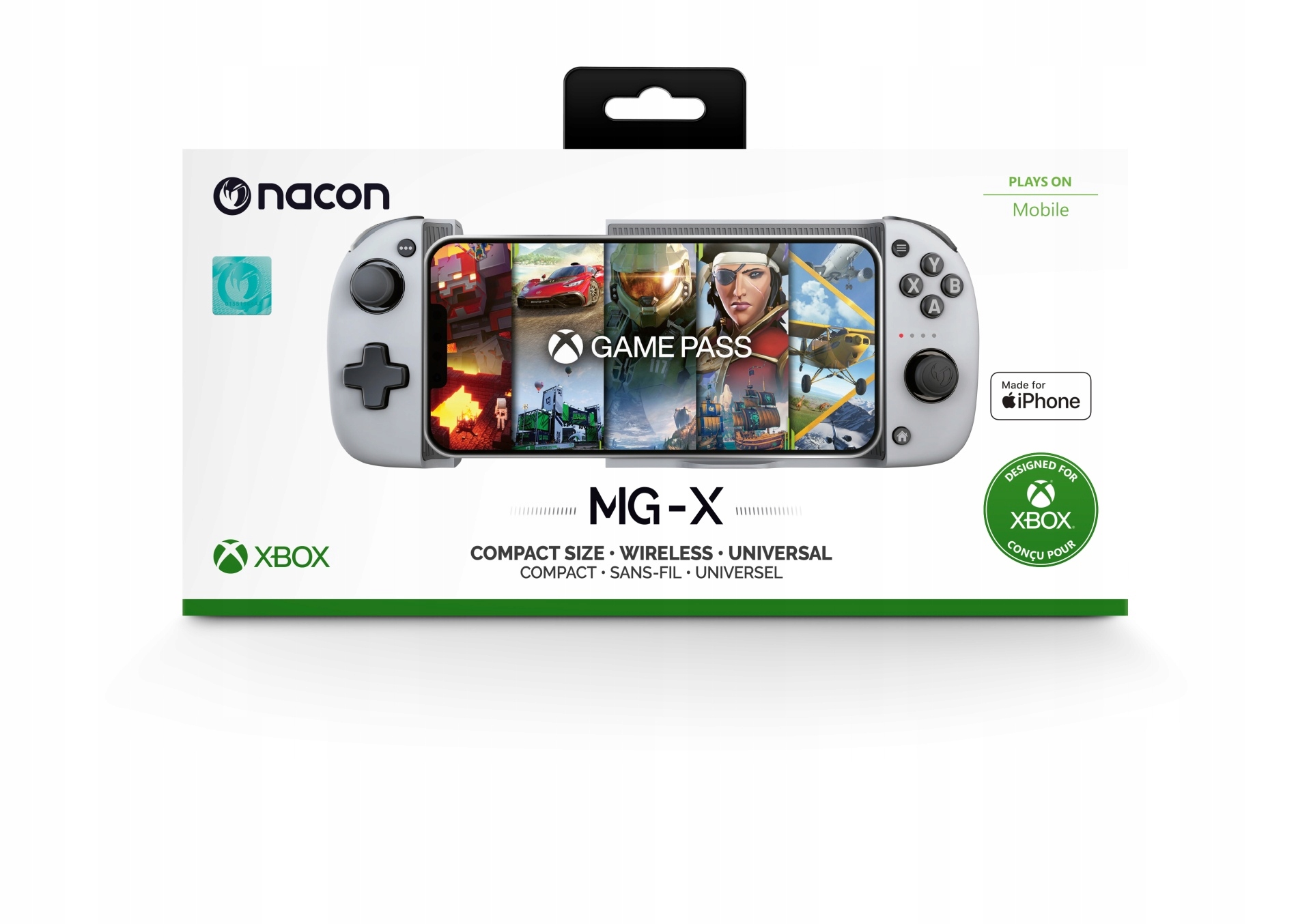Gamepad Nacon Mg-x s držákem na telefon pro iPhone iOS Design for Xbox