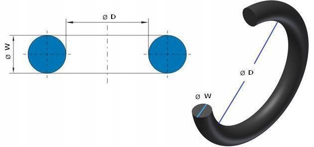 Oringi kpl 10szt. Oring EPDM O-ring 5x1,5 Numer katalogowy części 000000