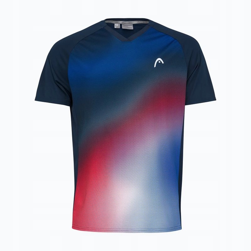 Pánské Tenisové Tričko Head Topspin T-shirt Men Tmavě Modrá/print M