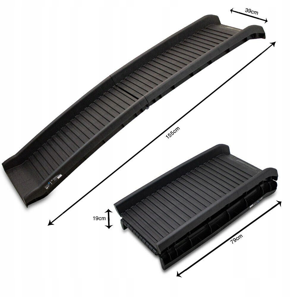 Levně Rampa pro psa automobilová skládací bituxx 90 kg plošina pomocný auto