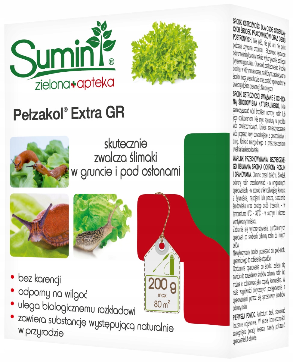 

Sumin Pełzakol Extra Gr zwalcza ślimaki 200g